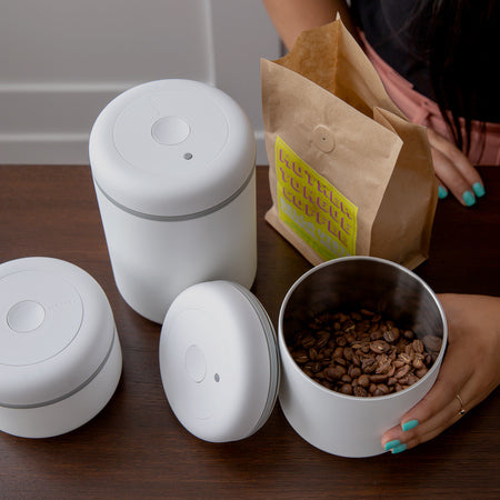 Atmos loftþétt kaffikrukka - 0,7l hvít