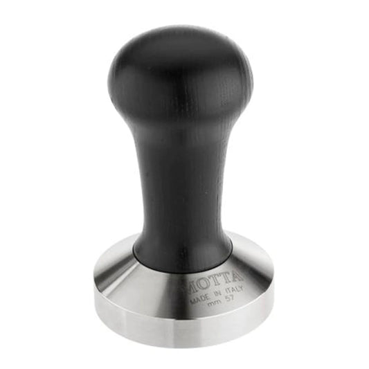 Þjappa með svörtu viðarhandfangi - 53mm