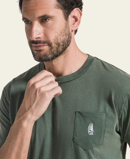 La Marzocco - stuttermabolur með vasa