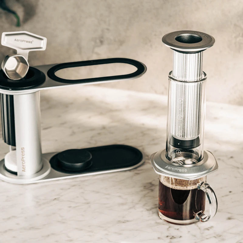 Aeropress geymslulausn (stál)